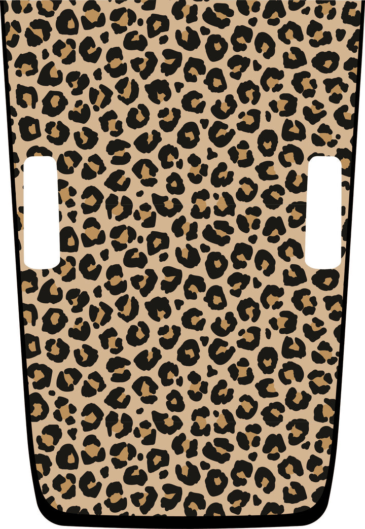 Tan Cheetah Hybrid Hood Graphic