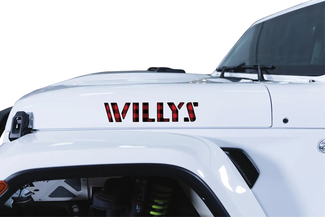 Custom Hood Lettering Willys Hood Lettering – Jeep Graphic Studio