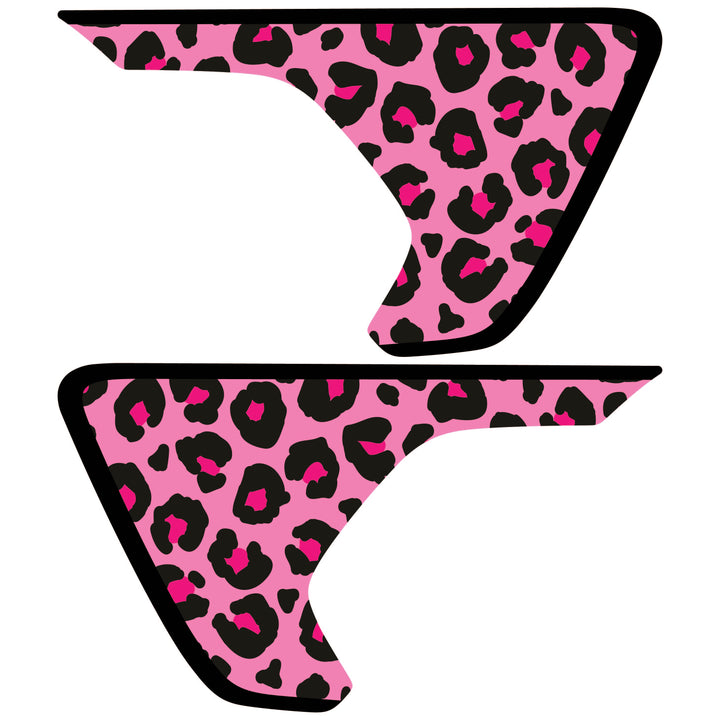 Pink Cheetah Print Fender inserts (Set of 2)
