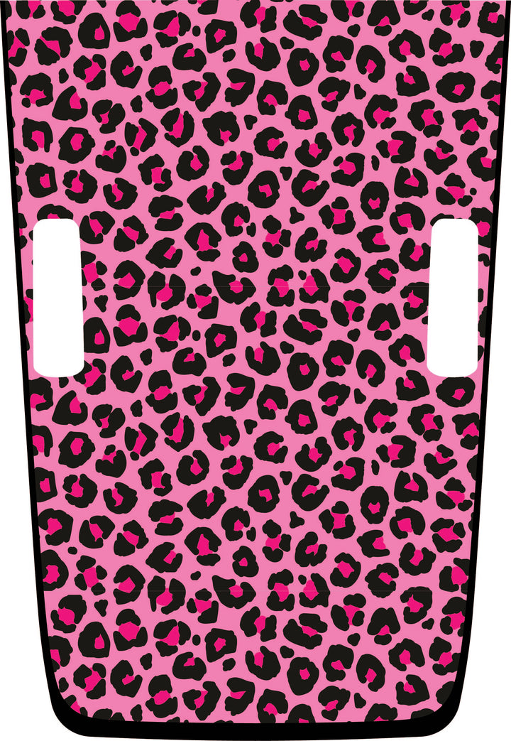 PInk Cheetah Hybrid Hood Graphic