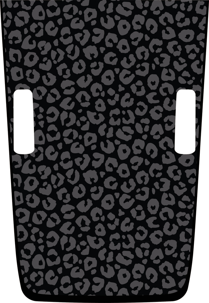 Black Cheetah Hybrid Hood Graphic