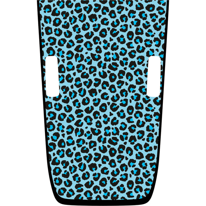 Teal Cheetah Rubicon Hood Graphic