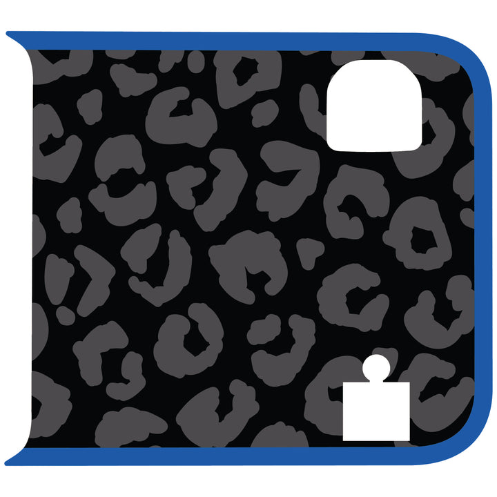 Black Cheetah Wrangler Tailgate Handle Graphic - Colored Outline