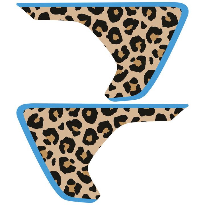 Tan Cheetah Print Fender inserts (Set of 2)