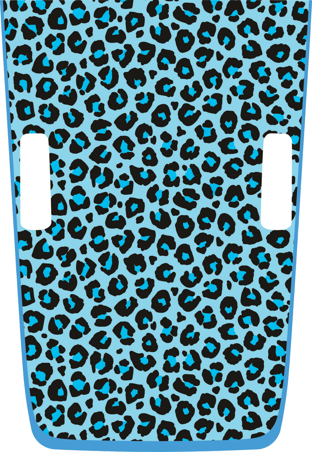 teal Cheetah Hybrid Hood Graphic