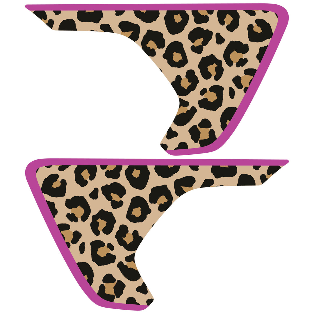 Tan Cheetah Print Fender inserts (Set of 2)