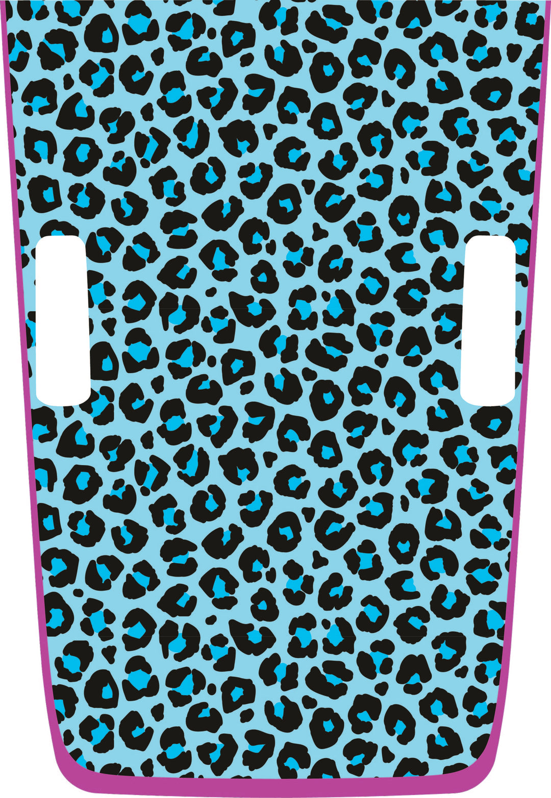 teal Cheetah Hybrid Hood Graphic