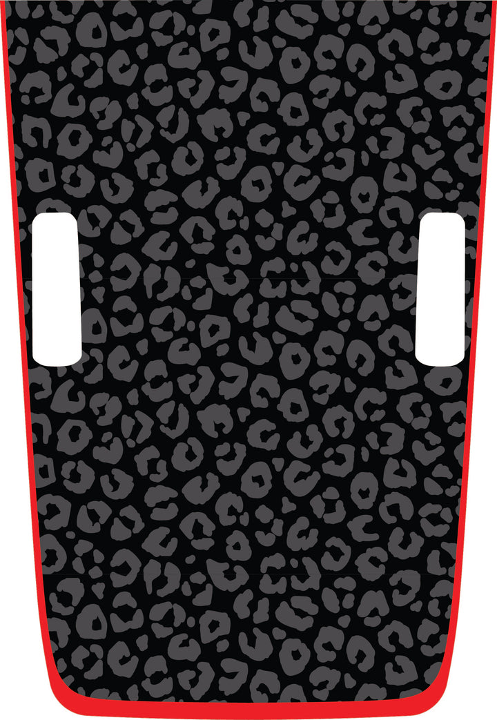Black Cheetah Hybrid Hood Graphic
