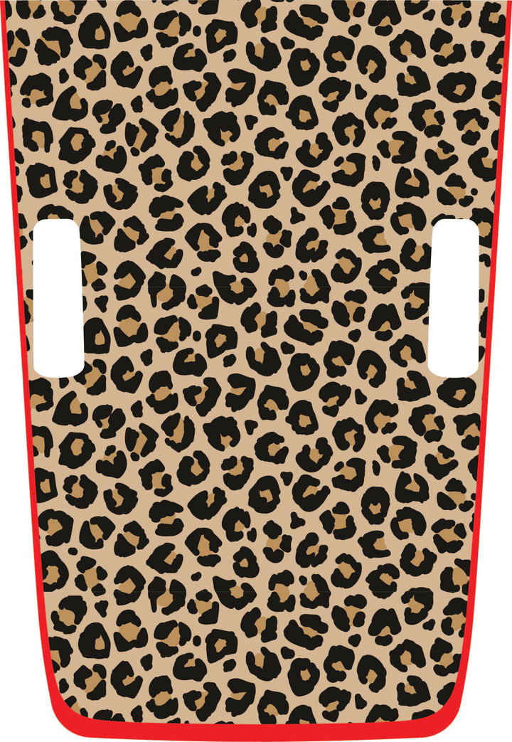 Tan Cheetah Hybrid Hood Graphic