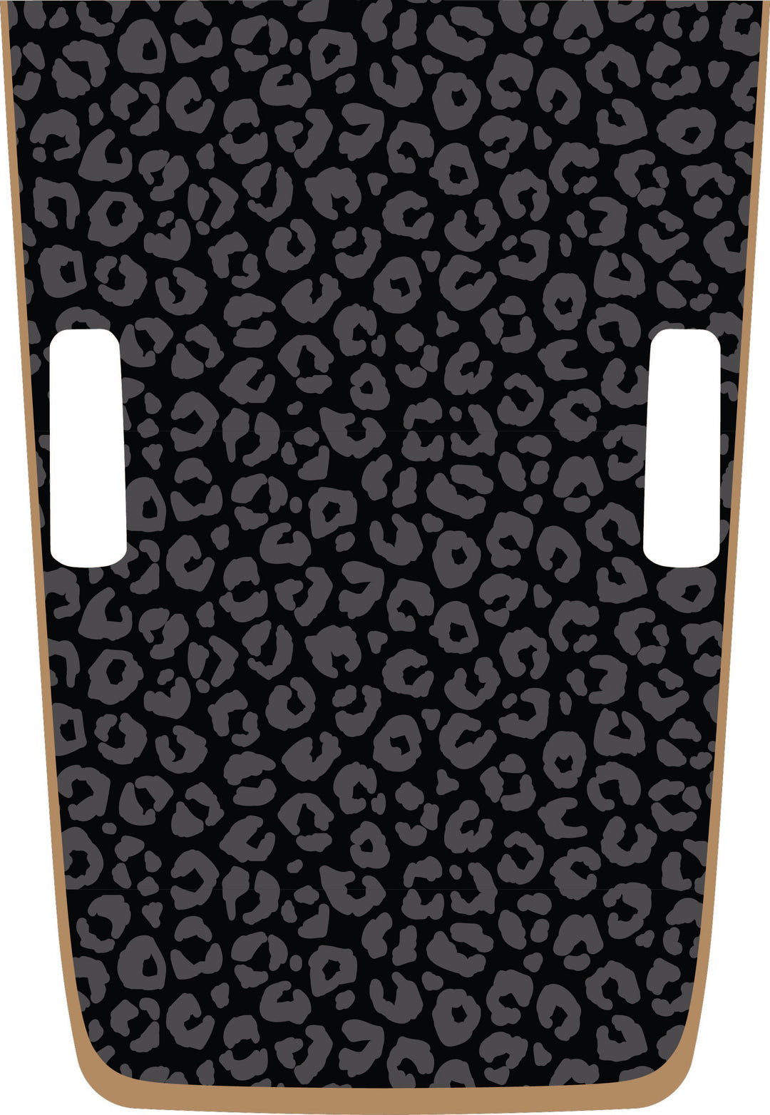 Black Cheetah Hybrid Hood Graphic