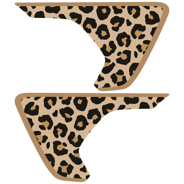 Tan Cheetah Print Fender inserts (Set of 2)