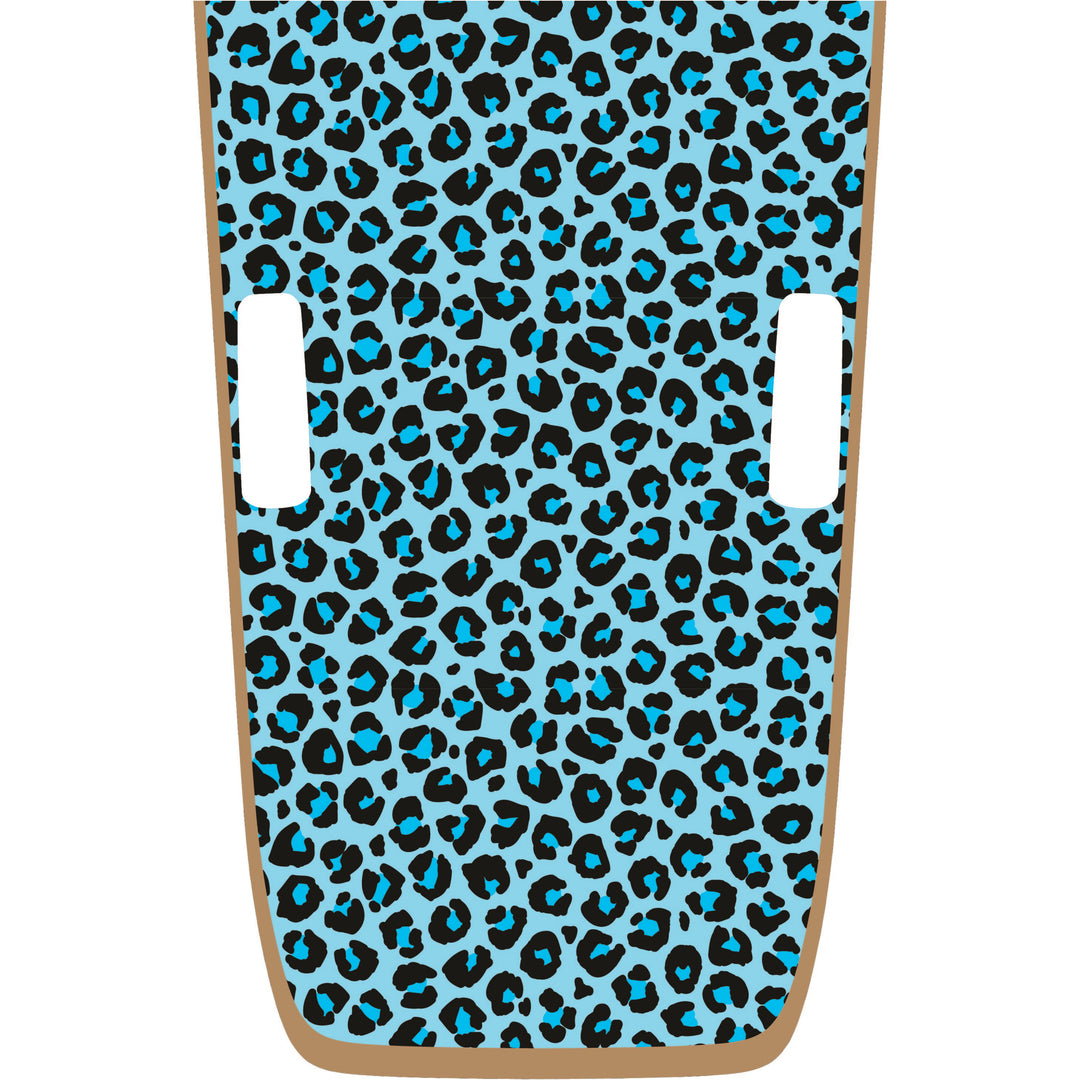 Teal Cheetah Rubicon Hood Graphic