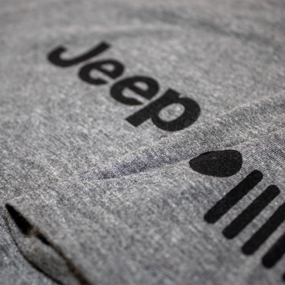 Mens Jeep® Wrangler Burst T-Shirt - Triblend Grey