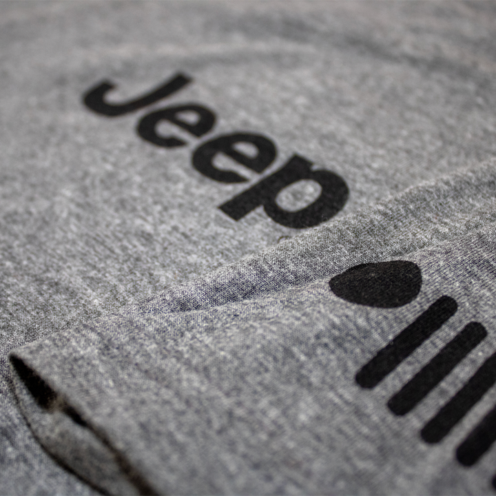 Mens Jeep® Wrangler Burst T-Shirt - Triblend Grey