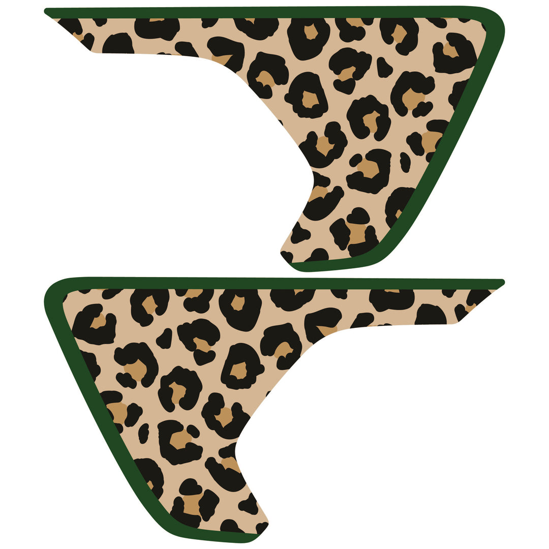 Tan Cheetah Print Fender inserts (Set of 2)