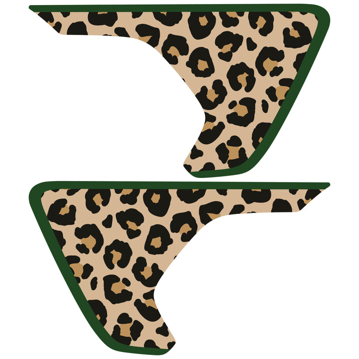 Tan Cheetah Print Fender inserts (Set of 2)