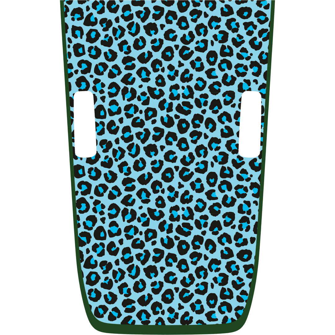 Teal Cheetah Rubicon Hood Graphic