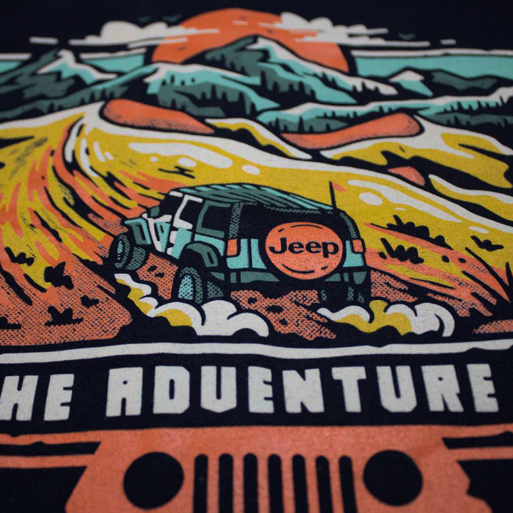Mens Jeep® Dunes Zip Hoodie Sweatshirt - Black