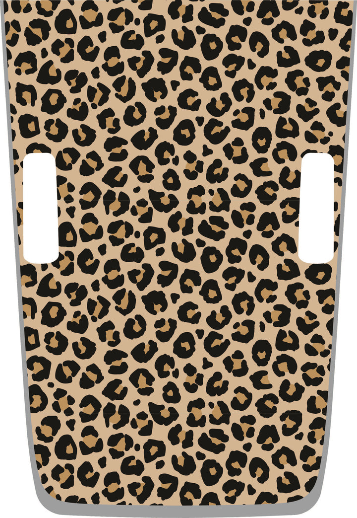 Tan Cheetah Hybrid Hood Graphic
