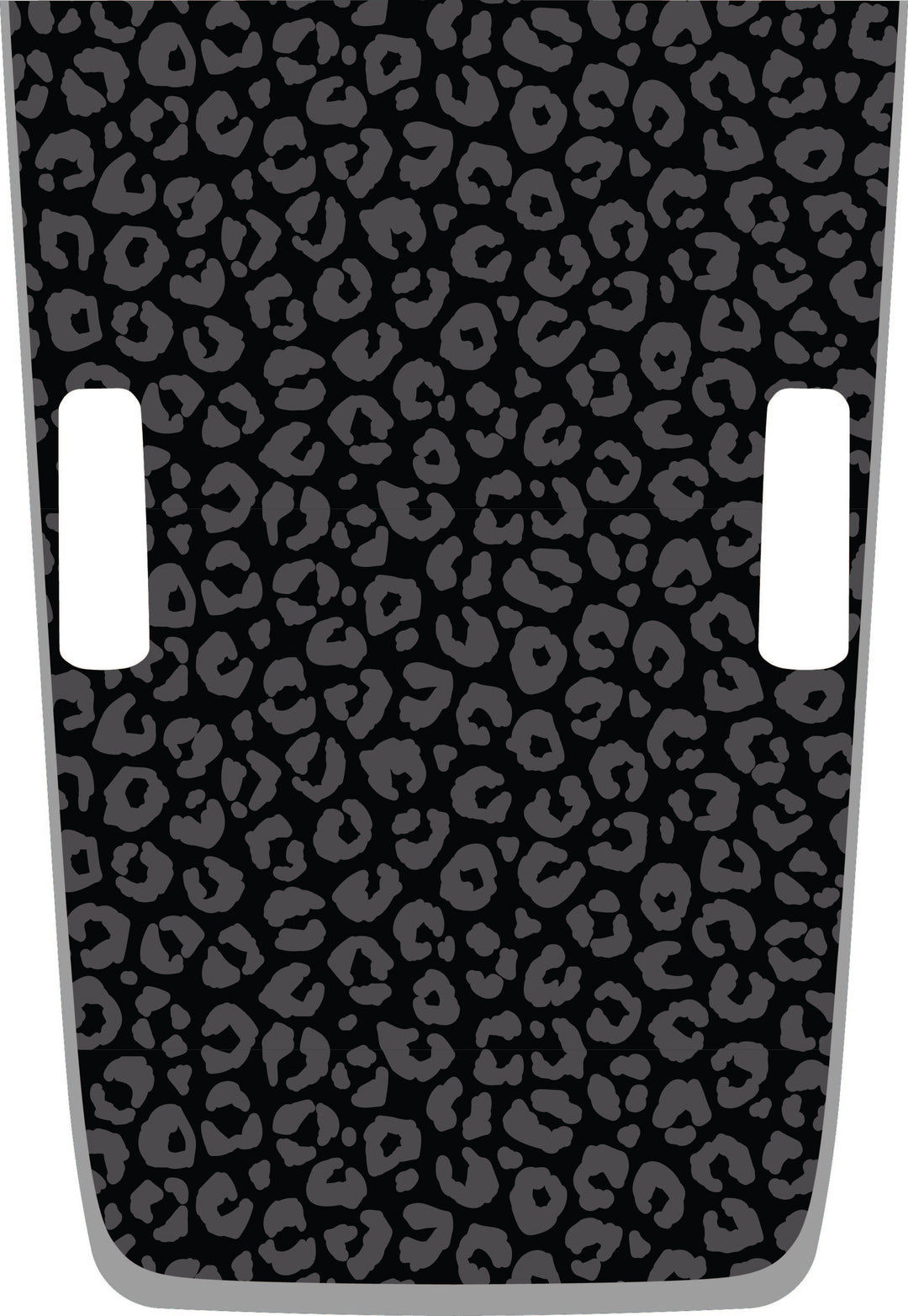 Black Cheetah Hybrid Hood Graphic