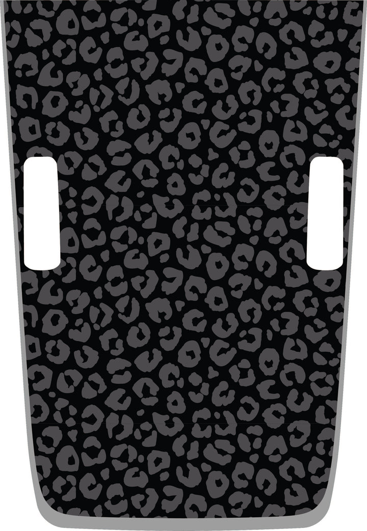 Black Cheetah Hybrid Hood Graphic
