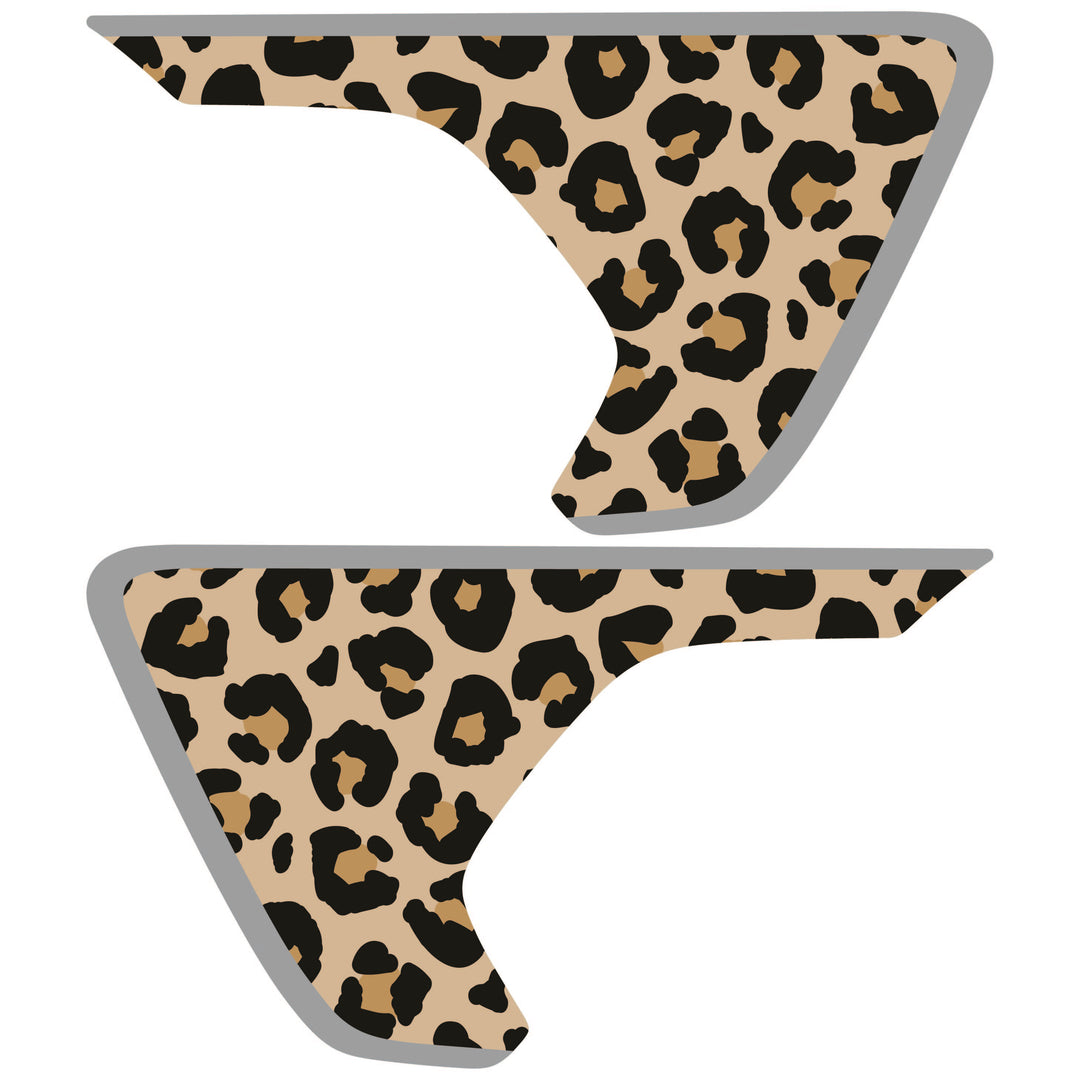 Tan Cheetah Print Fender inserts (Set of 2)