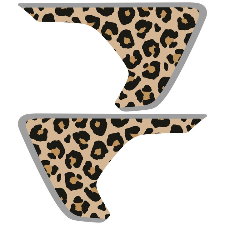 Tan Cheetah Print Fender inserts (Set of 2)