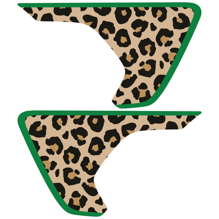 Tan Cheetah Print Fender inserts (Set of 2)