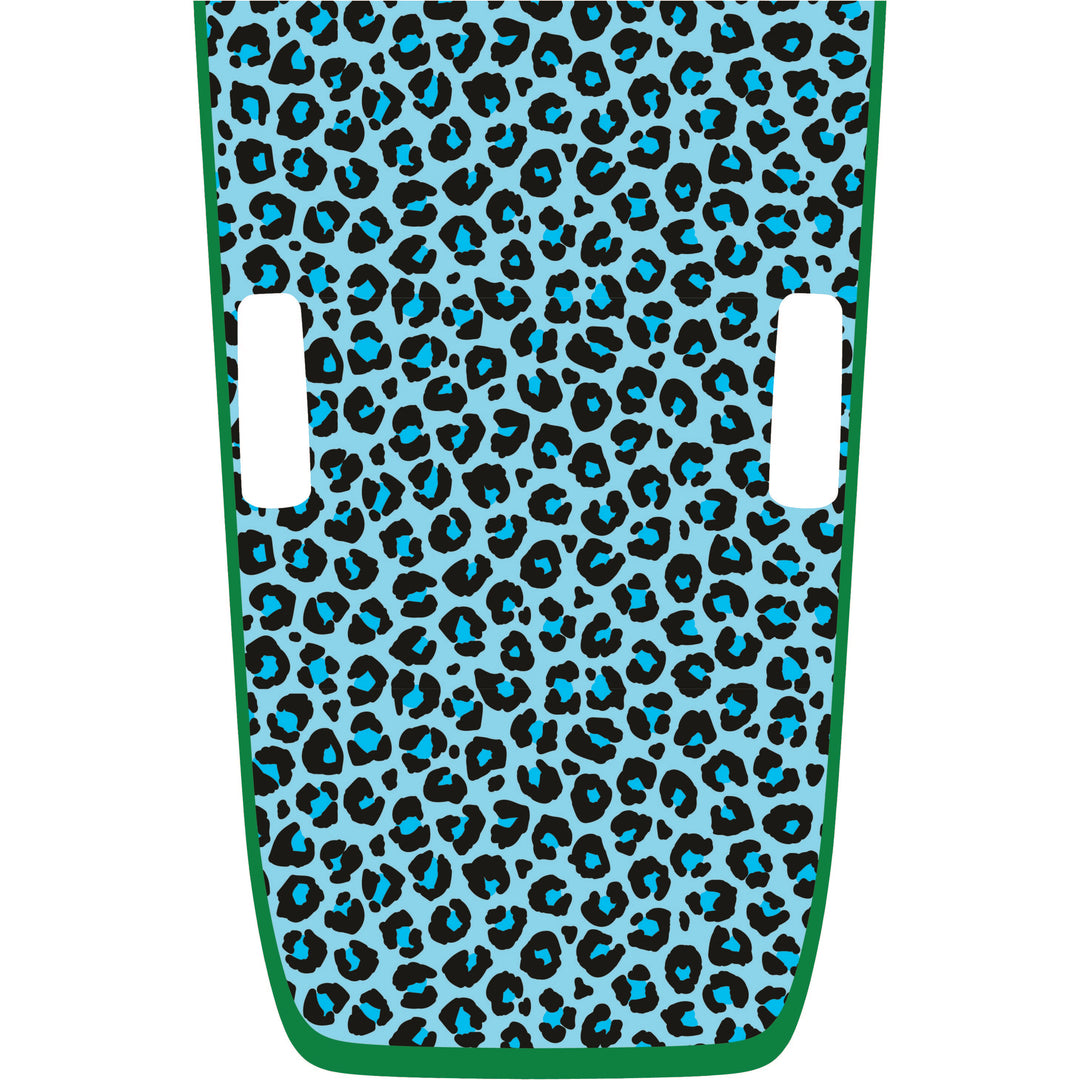 Teal Cheetah Rubicon Hood Graphic