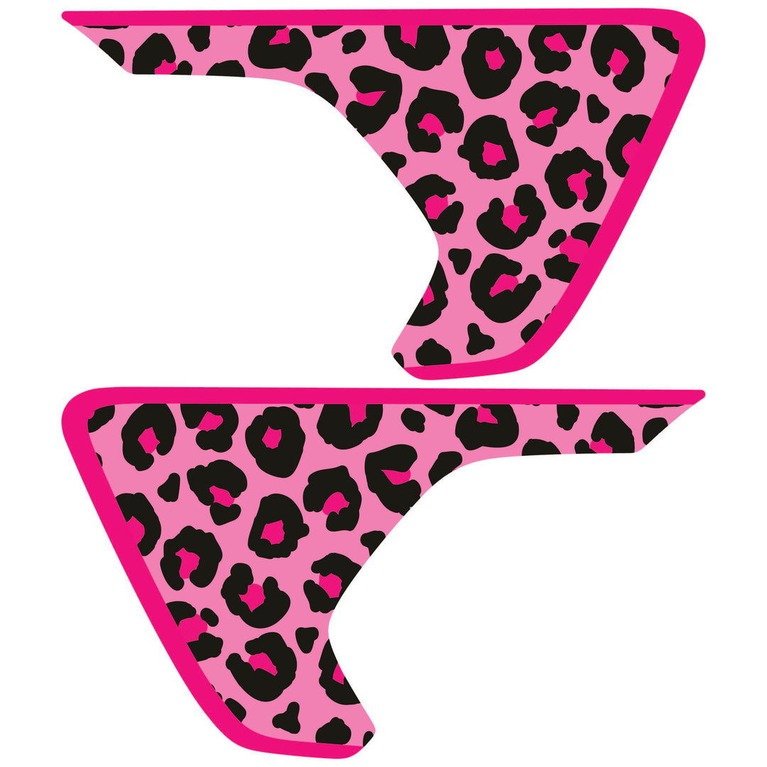 Pink Cheetah Print Fender inserts (Set of 2)