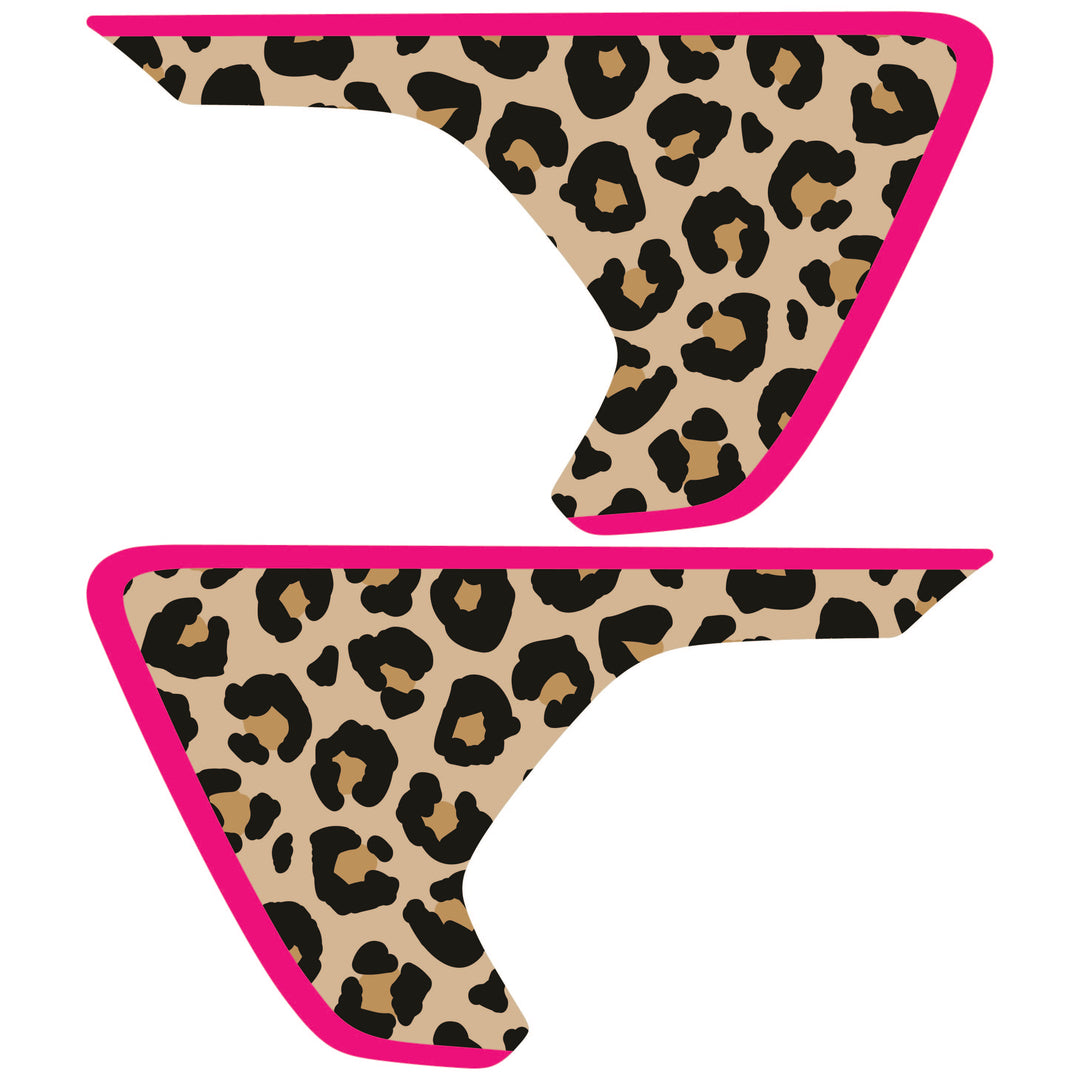 Tan Cheetah Print Fender inserts (Set of 2)