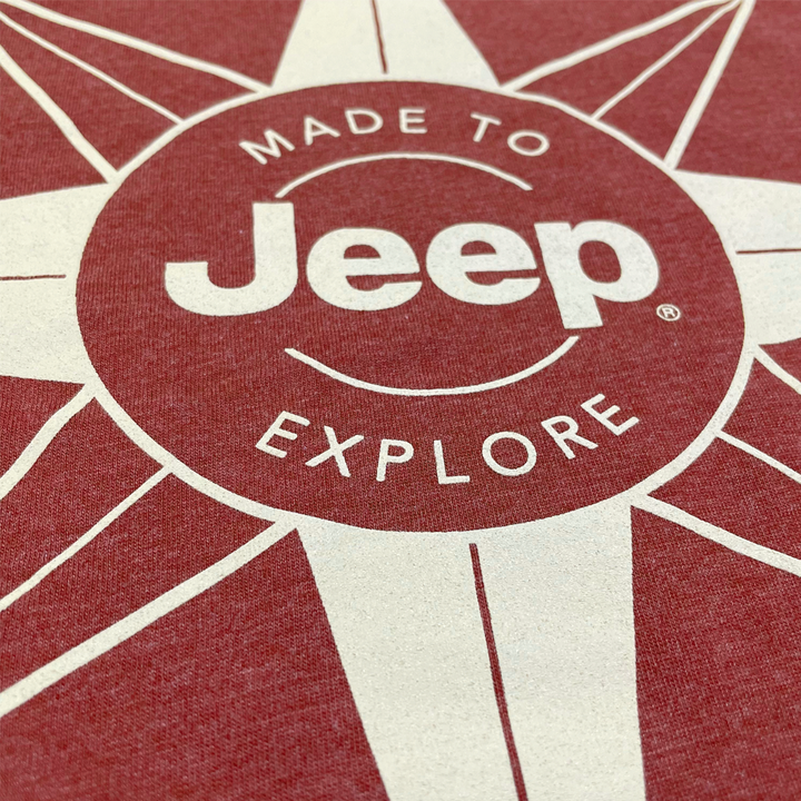 Mens Jeep® Compass T-Shirt - Spice Heather