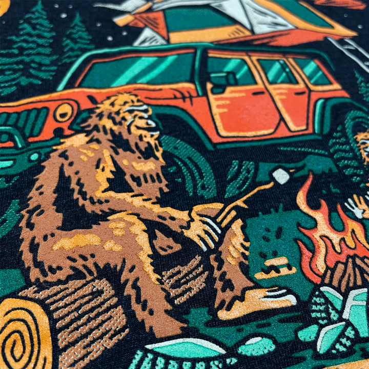 Mens Jeep® Sasquatch T-Shirt - Black