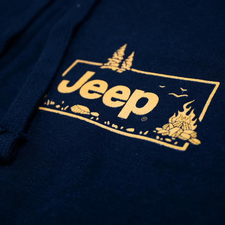Mens Jeep® Sasquatch Zip Hoodie Sweatshirt - Black