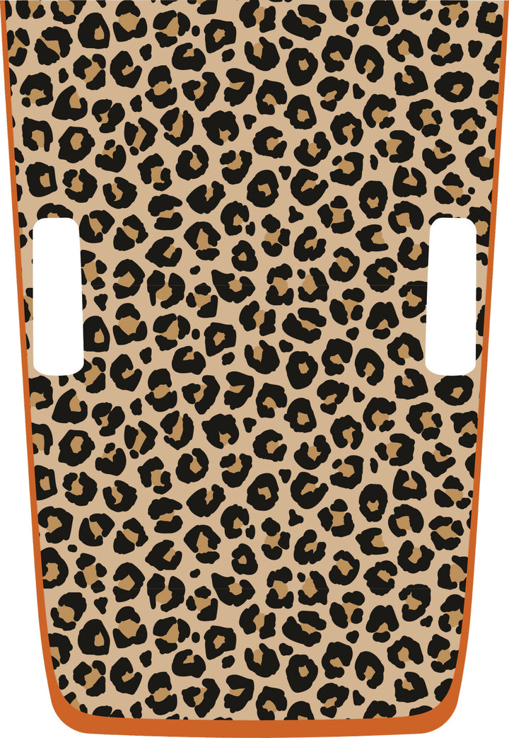 Tan Cheetah Hybrid Hood Graphic