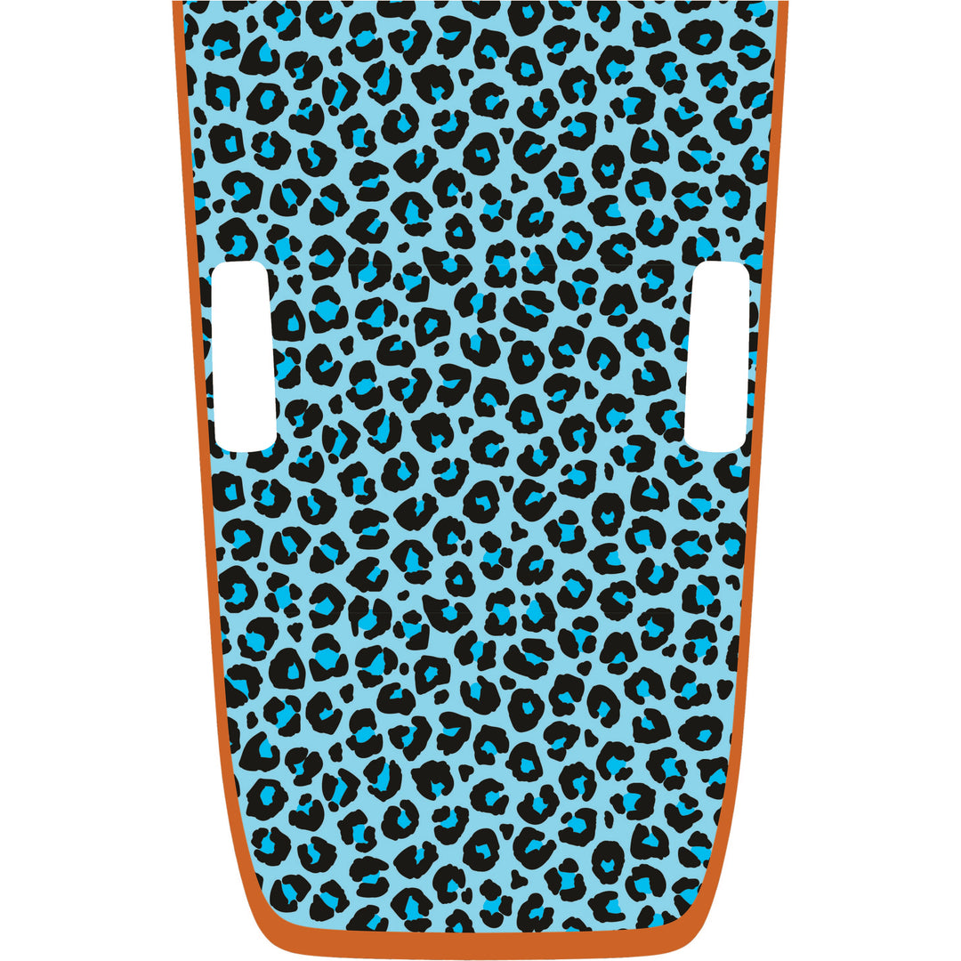 Teal Cheetah Rubicon Hood Graphic