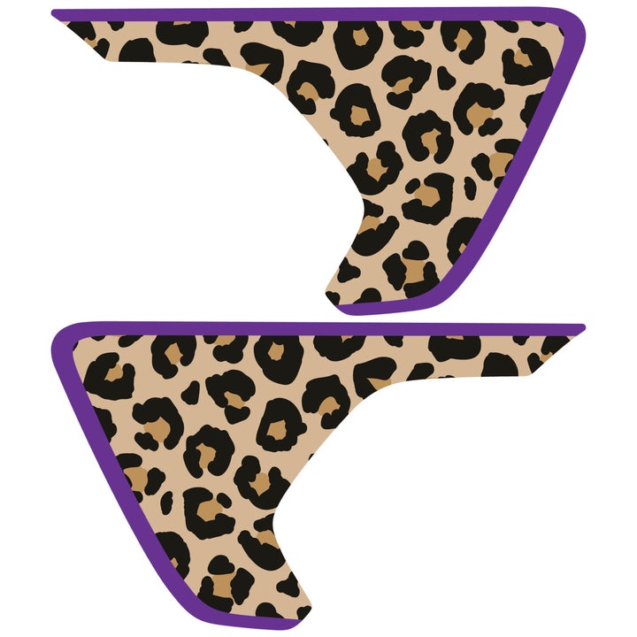 Tan Cheetah Print Fender inserts (Set of 2)