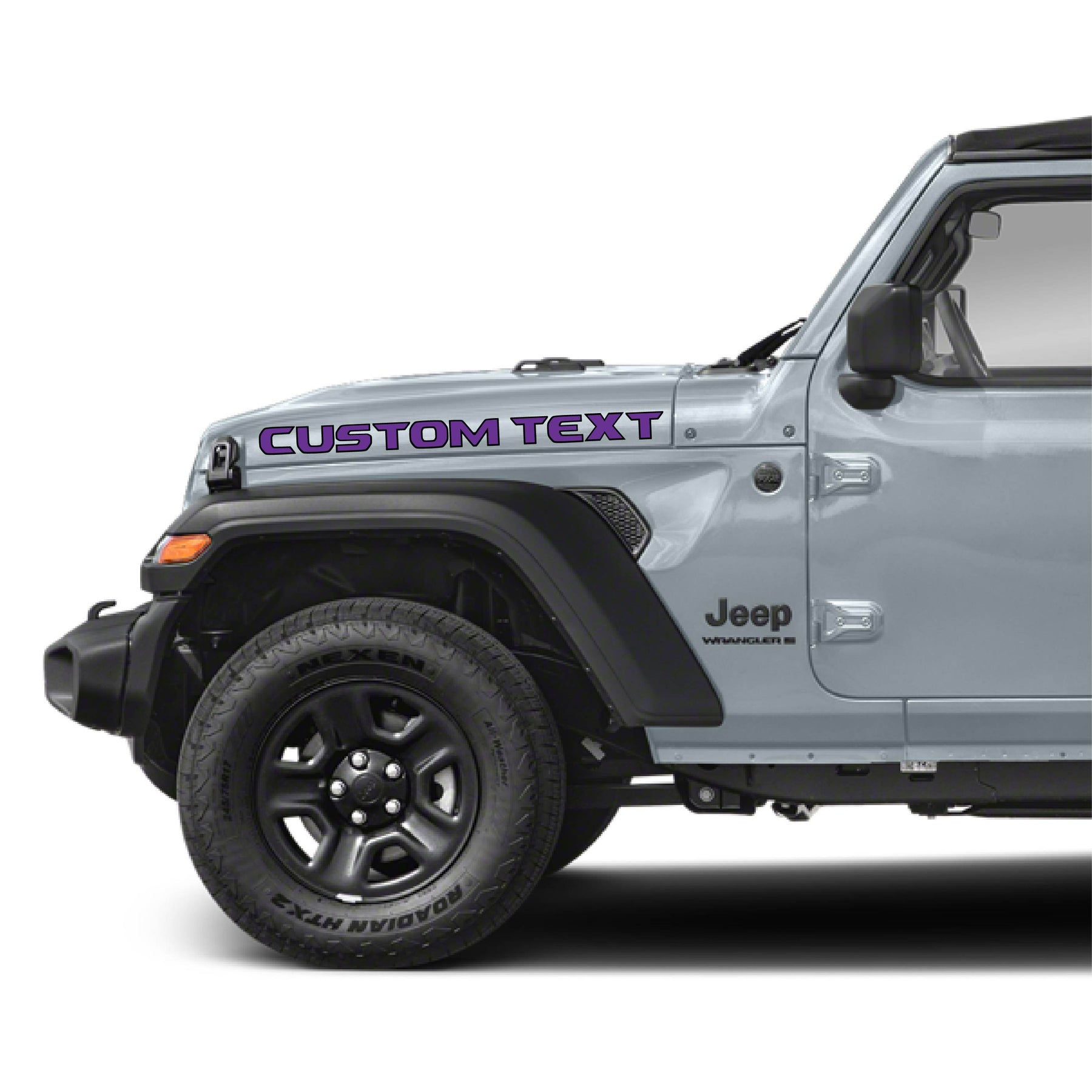 Jeep Custom Lettering Custom Text Jeep Decals & Stickers - Jeep Graphic Studio