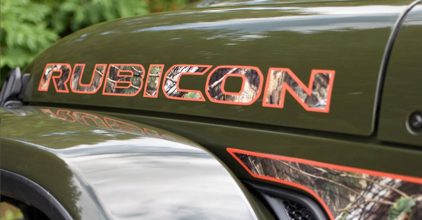Jeep Hood Lettering Decals - Jeep Graphic Studio