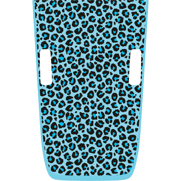Teal Cheetah Rubicon Hood Graphic