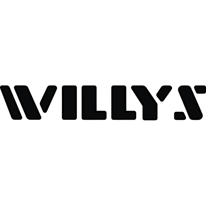 Willys Hood Lettering - Color (Black Outline)