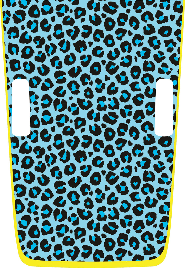 teal Cheetah Hybrid Hood Graphic