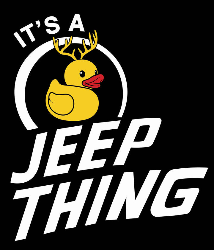 Its A Jeep Think Raindeer Duck addition (die cut decal)