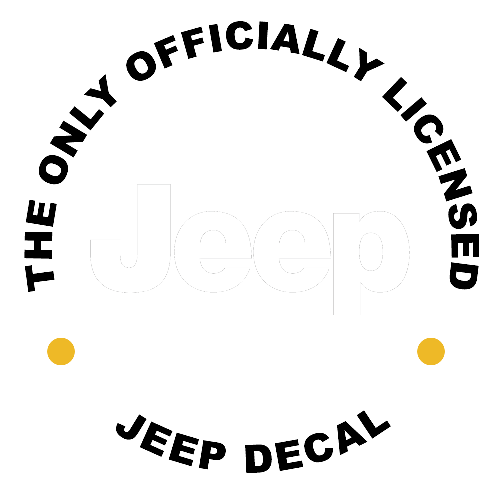 Licensed Jeep Gladiator Stickers & Decals Jeep Graphic Studio