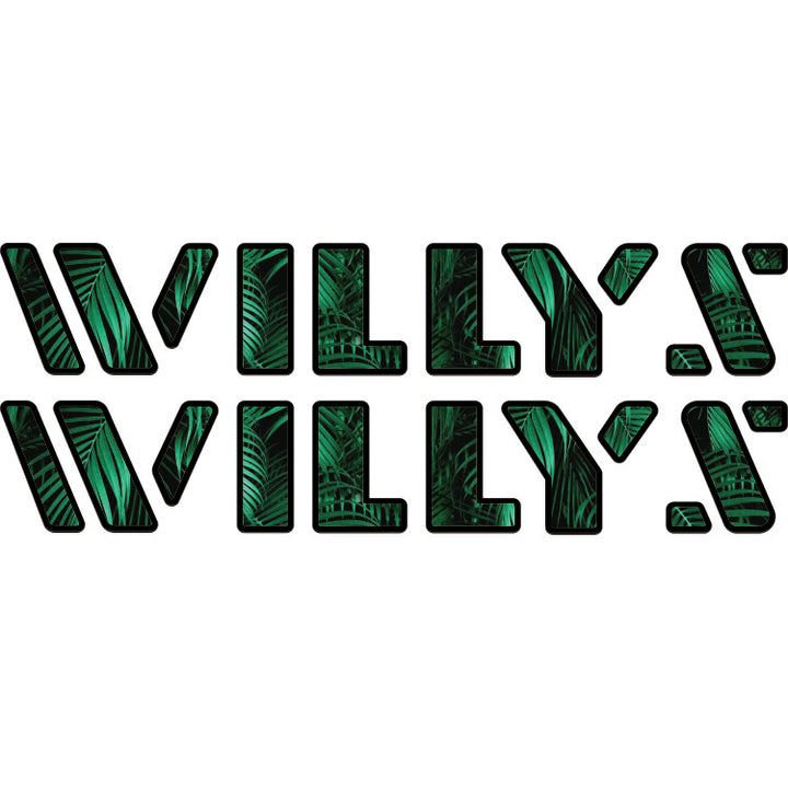 Willys Hood Lettering Textured - Palm