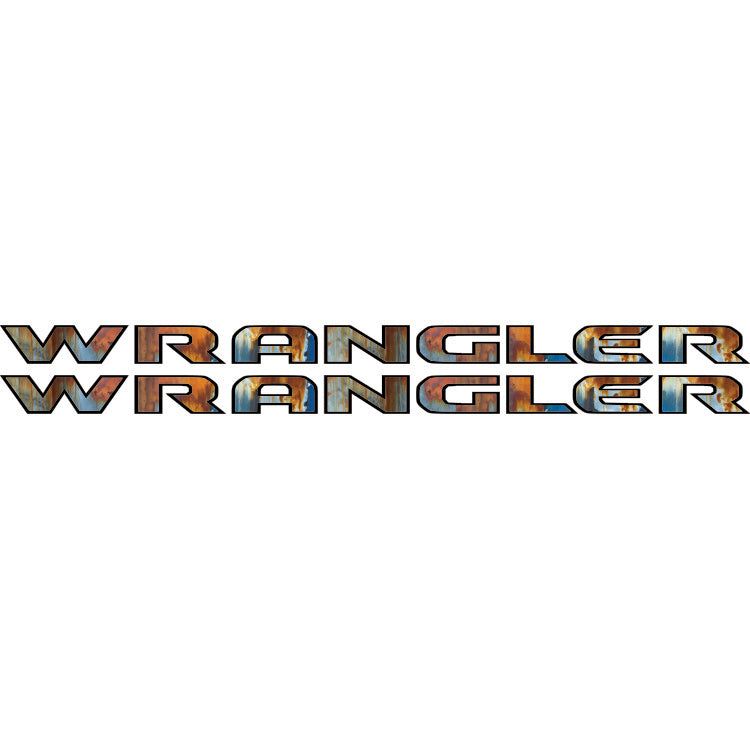 Wrangler Hood Lettering Textured - Patina