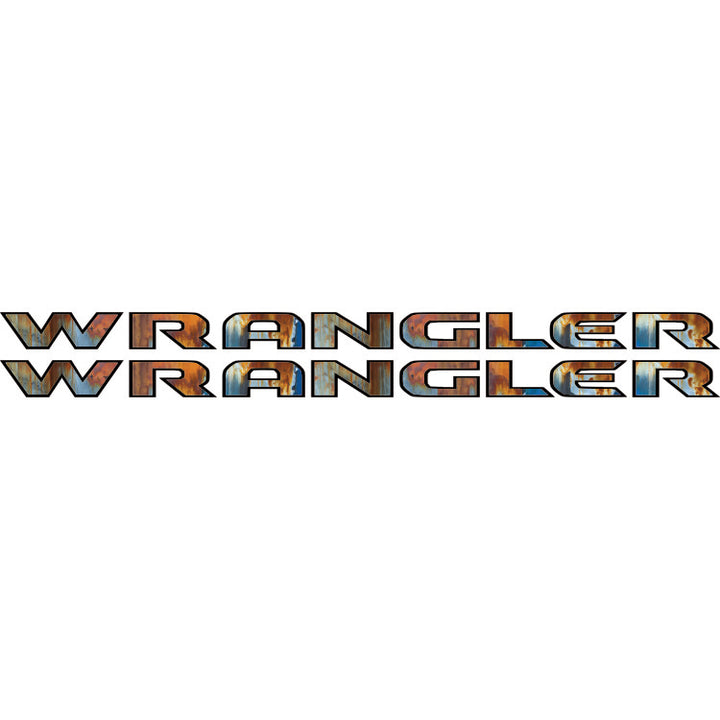 Wrangler Hood Lettering Textured - Patina
