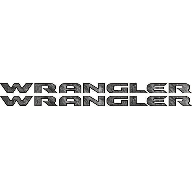 Wrangler Hood Lettering Textured - Stone