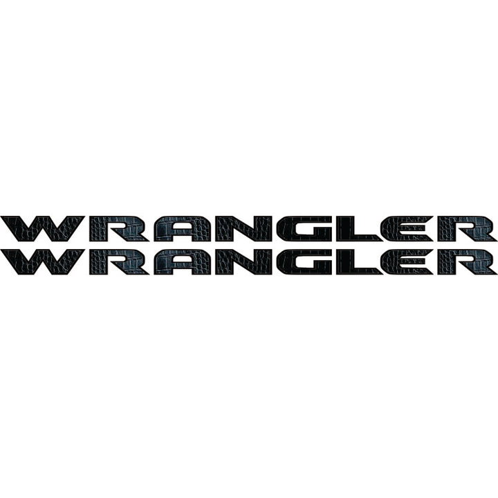 Wrangler Hood Lettering Textured - Alligator