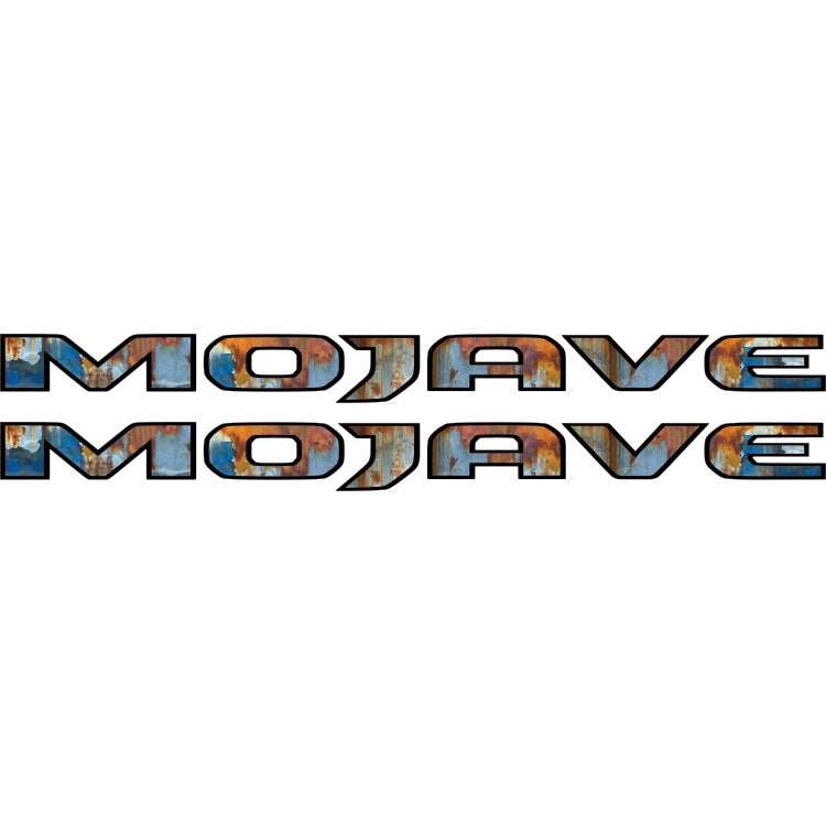 Mojave Hood Lettering Textured - Patina